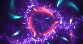 炫酷光影粒子晚会舞台背景图