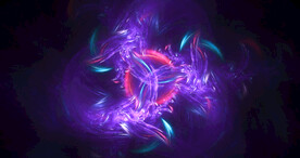 炫酷光影粒子晚会舞台背景图