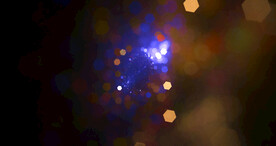 唯美光影光斑粒子舞台背景