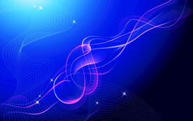 蓝色抽象科技线条背景