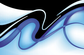 蓝色抽象科技线条背景