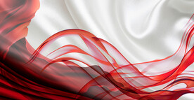 红色抽象科技线条背景