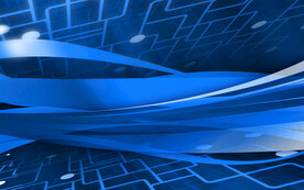 蓝色抽象科技线条背景