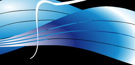 蓝色抽象科技线条背景