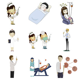 感冒发烧流感病毒打喷嚏感冒生病