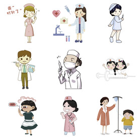 感冒发烧流感病毒打喷嚏感冒生病