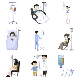 感冒发烧流感病毒打喷嚏感冒生病