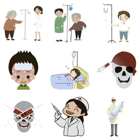 感冒发烧流感病毒打喷嚏感冒生病