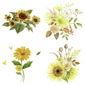 可爱卡通手绘向日葵太阳花