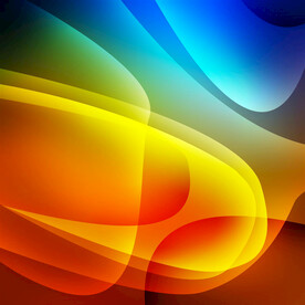 彩色丝滑烟雾状抽象科技线条背景