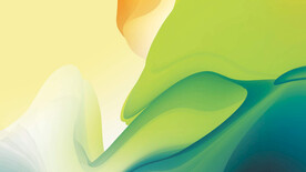 绿色渐变抽象科技线条背景