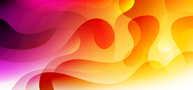 黄色抽象拉丝3D立体流体渐变