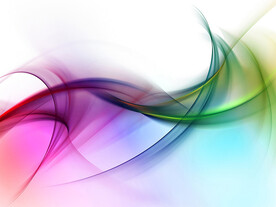 炫彩渐变抽象科技线条背景