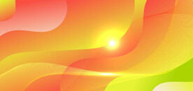 黄色渐变科技线条渐变背景