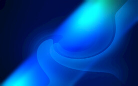 蓝色发光模糊科技抽象线条背景