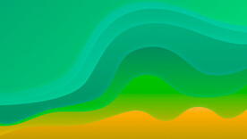 绿色渐变抽象科技线条背景