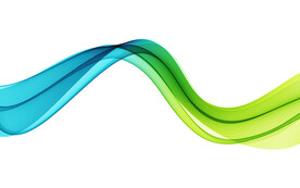 绿色抽象科技线条背景