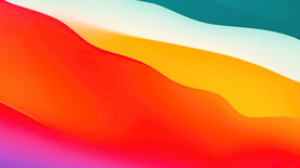 彩色抽象波浪3D立体流体渐变