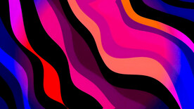 炫彩渐变抽象科技线条背景