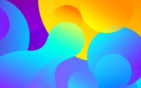 炫彩3d抽象科技线条背景