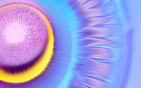 彩色3d流体渐变科技线条背景