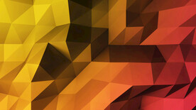 黄色红色渐变几何抽象背景