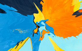 炫彩渐变抽象科技线条背景