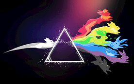 彩色兔子线条抽象背景