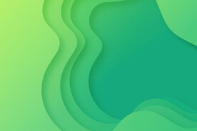 绿色渐变抽象科技线条背景