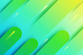 绿色渐变抽象科技线条背景