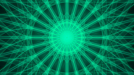 绿色发光规则延伸抽象科技背景