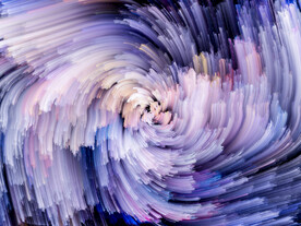 3d炫彩颜料粒子大爆炸背景