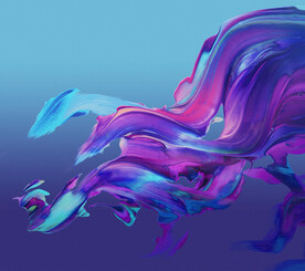 3d炫彩玻璃质感抽象科技线条