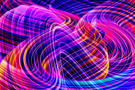 紫色3d炫彩渐变抽象扭曲背景