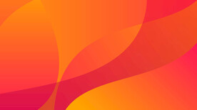 红色渐变抽象科技线条背景