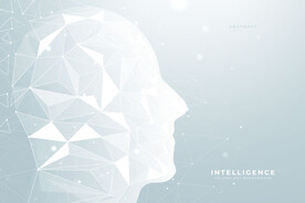 科技感智能多边形背景