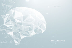 科技感智能多边形背景