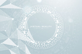 科技感智能多边形背景