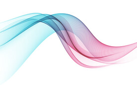 蓝色渐变抽象科技线条背景