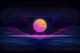 绚丽酒吧歌舞表演节目舞台背景图