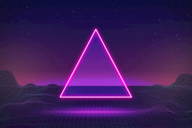 绚丽酒吧歌舞表演节目舞台背景图