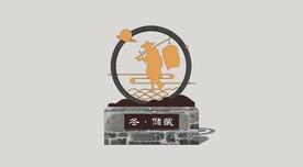 农耕文化雕塑小品