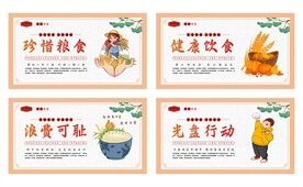 食堂文化宣传套图
