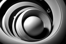 科技感立体球体背景