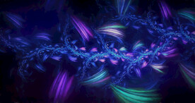 炫彩粒子光线光效舞台背景