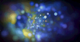 炫彩粒子光线光效舞台背景