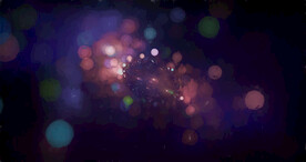 炫彩粒子光线光效舞台背景