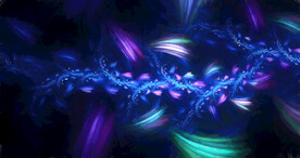 炫彩粒子光线光效舞台背景