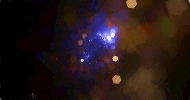 炫彩粒子光线光效舞台背景