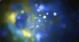 炫彩粒子光线光效舞台背景